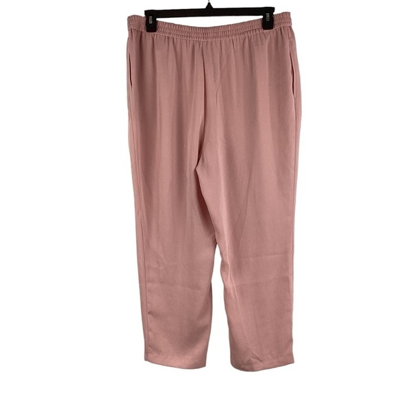 Zara High Waist Pull On Pants Size XXL Pink - Picture 2 of 4